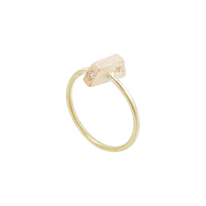ring rose gold diamond