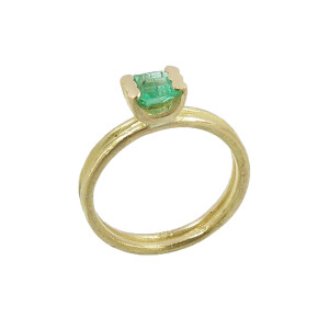 anello oro smeraldo