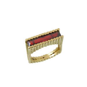 Ring Gold Granat