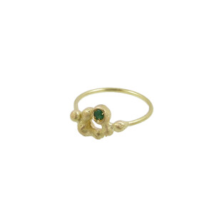 ring gold emerald