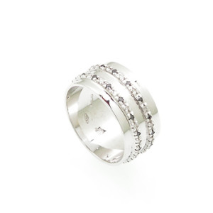 ring gold sapphires diamonds